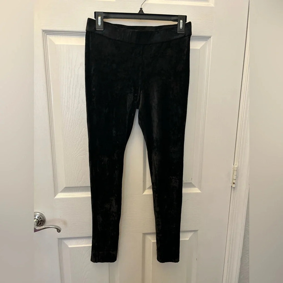 ! THEORY Adbelle Velour Knit Leggings sz M - Picture 5 of 8